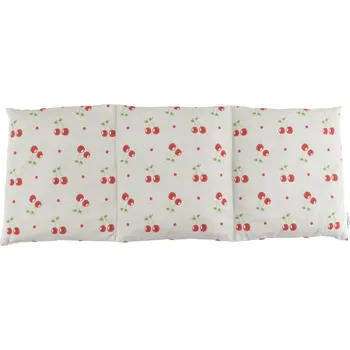Tříkomorový nahřívací pás s třešňovými pecičkami, termofor - Cherry life, šedý