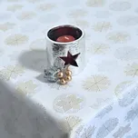 Vánoční ubrusy - Sněhové vločky 80x80