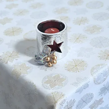 ubrus Vánoční ubrusy - Sněhové vločky 80x80