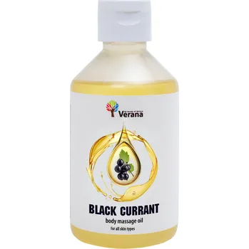 Masážní přípravek Verana masážní olej Černý rybíz 250ml