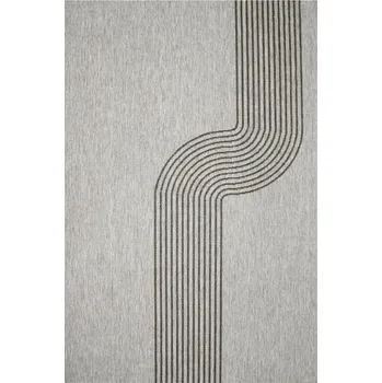 Koberec Balta Kusový koberec sisalový oboustranný Brussels 205631/11020 světle tmavě šedý Rozměr: 140x200 cm