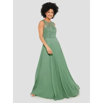 Dámské šaty Swing Večerní šaty 5AD19800 Zelená Regular Fit 40