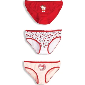 Dívčí spodní prádlo GATE Balení 3 kalhotek Hello Kitty 5Y 825-0822/65