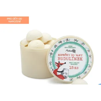 MEDAREK Kopečky do vany Budulínek- s vanilkou, ovesným extraktem a pravěkou solí 15ks