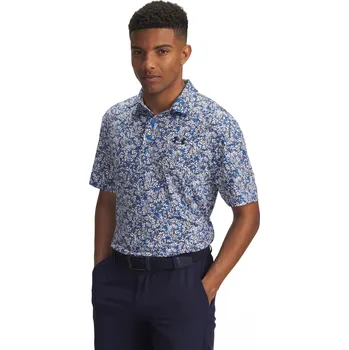 Pánské tričko Under Armour polo Playoff 3.0 Dogwood - modro bílé: Pánské XXXL