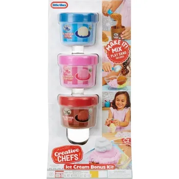 kreativní sada Little Tikes - Kreativní kuchaři: Sada na výrobu zmrzliny - doplněk