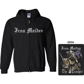 Pánská mikina Iron Maiden - mikina s kapucí a zipem 28