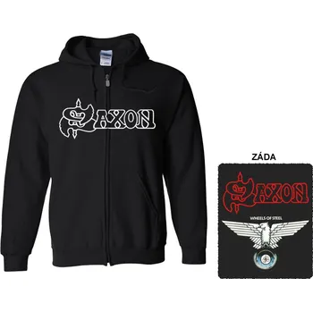 Pánská mikina Saxon - mikina s kapucí a zipem 3