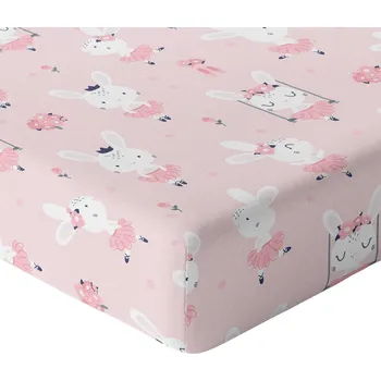 Prostěradlo PROSTĚRADLO DĚTSKOU POSTÝLKU 160x80 S VYPADAJÍCÍM PÁSEM HRUBÁ BAVLNA 100% POLSKÝ VÝROBEK