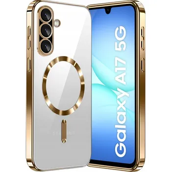 Pouzdro na mobilní telefon Zadní Kryt Erbord pro Samsung, Galaxy A17 5G zlatý
