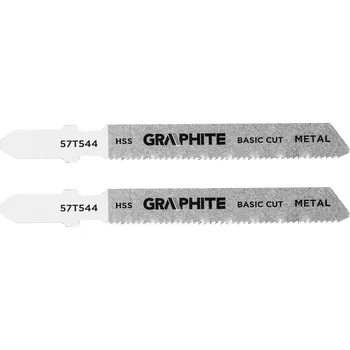 Dílna Graphite Pilový list, 21 TPI, HSS, T-rukojeť, 2 ks
