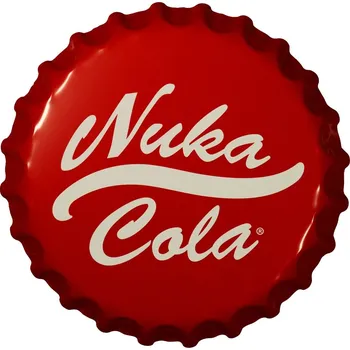 Karnevalový doplněk Plechová cedule Fallout - Nuka-Cola
