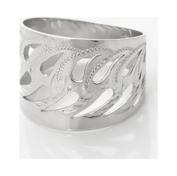 Šperk Dámský stříbrný prsten bez kamínků STRP0285F