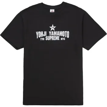Supreme Y's by Yohji Yamamoto Star Tee Black Velikost: L