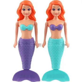 vodní stůl Teddies Mořská panna svítící ve tmě do vody na natažení 18 cm