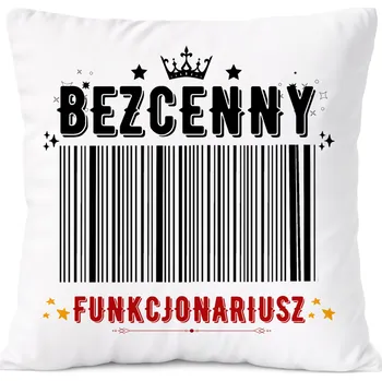 Polštář Dárek Polštář pro administrátora s potiskem , bílý