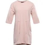 Dámské bavlněné šaty ALPINE PRO MOLEDA 2 světle růžová M PLUS