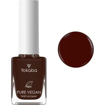 Přípravek na nehty Lak na nehty YOKABA 22 Porto Wine klasický lak PURE VEGAN 10 ml