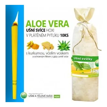 Ušní svíce HOXI s Aloe Vera - 10ks