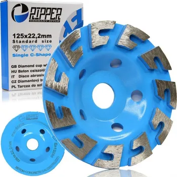 Příslušenství k brusce Kotouč brusný diamantový na beton 125 mm, 22,2 mm SINGLE-C RIPPER 0.430 Kg HOBY Sklad3 M90902 (0.430 Kg HOBY Sklad3 M90902)