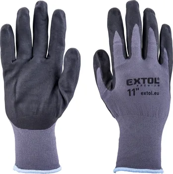 Pracovní rukavice EXTOL PREMIUM rukavice nylonové, velikost 11" bezešvé, polomáčené v nitrilu 0.058 Kg NÁŘADÍ Sklad2 MA8856683 (0.058 Kg NÁŘADÍ Sklad2 MA8856683)