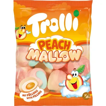 Bonbon Trolli Peach Mallow Broskvové marshmallow 150 g