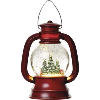 Vánoce EMOS DCLW01 LED lucerna 20x11cm, 3x AA, vnitřní, teplá bílá, časovač