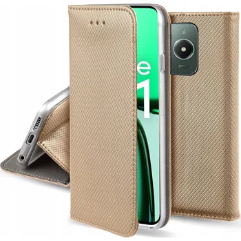 Pouzdro na mobilní telefon Flipové pouzdro Hero Case pro realme C61, zlaté
