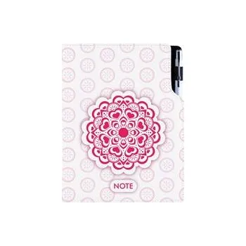 Zápisník Notes DESIGN A5 tečkovaný - Mandala červený