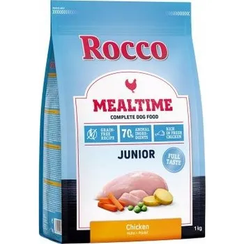 Krmivo pro psa Suché krmivo pro psy Rocco Mealtime Junior, kuřecí, 1 kg