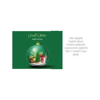 Novoročenka CZ 2026 - zelená baňka