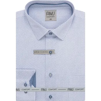 Košile s dlouhým rukávem AMJ Comfort VDBR 1418 sv.modrá velikost 46