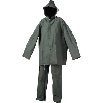 pracovní souprava HYDRA oblek do deště PVC zelená 3XL