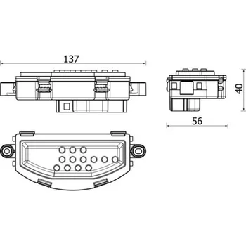 Regulace, vnitřní ventilace MAHLE ABR 158 000P