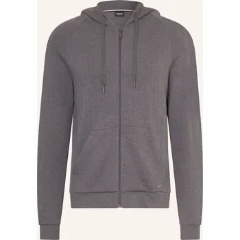 Pánské tričko Boss Pánská Pohodlná Domácí Mikinová Bunda Heritage, šedá, 50