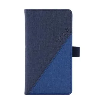 Diář Diář DIEGO týdenní kapesní 2026 český - modrá/modrá