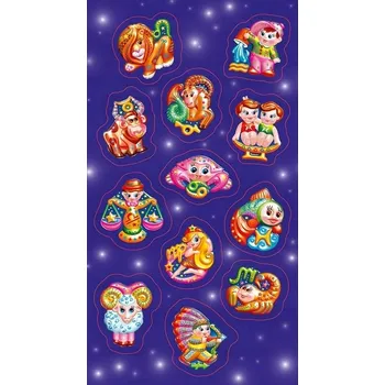 samolepka Klasické Samolepky pro 11leté chlapce pro kurzy Ranok-Creative , 12 ks