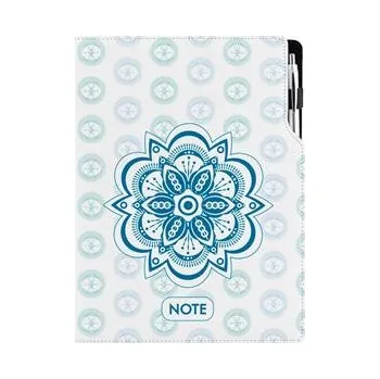Notes - zápisník DESIGN A4 čtverečkovaný - Mandala modrý