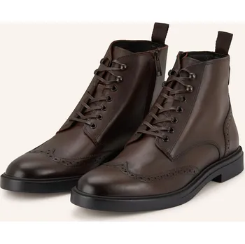 Pánská obuv Boss Pánské Šněrovací Boty Calev, tmavě hnědá, 42