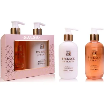 Péče o ruce Essence of beauty sada péče o ruce vanilka a sladká mandle 500 ml
