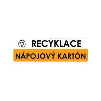 RECYKLACE - NÁPOJOVÝ KARTON, plast 1 mm 290x100 mm