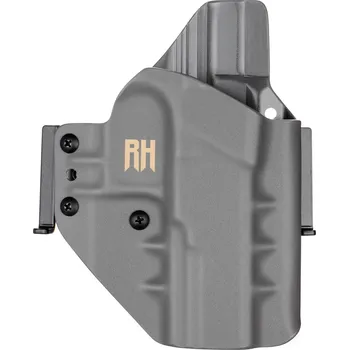 Příslušenství pro sportovní střelbu RH Holsters FROGY - Walther PDP 4.5" - vnější kydexové pouzdro - poloviční sweatguard - tmavě šedá Pouzdro je pro: Pravák