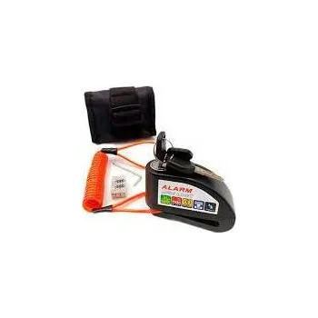 Motozámek zámek TOKOZ - ČR s alarmem Stříbrná