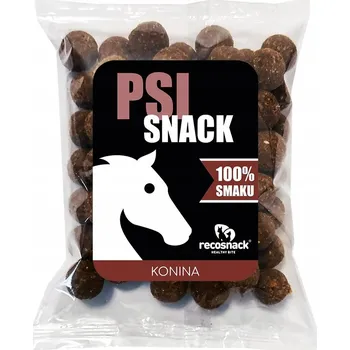 Pamlsek pro psa Recosnack PsiSnack KONINA - 200g - pamlsek, tréninková odměna