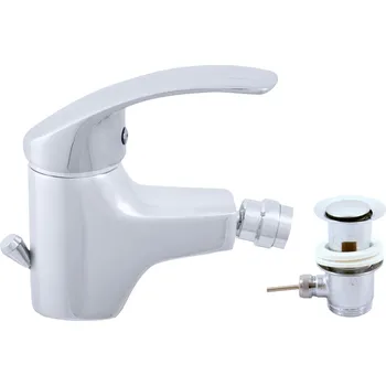 MISSISSIPPI - Bidetová baterie s výpustí, Chrom MS045.0, RAV Slezák Barva: Chrom, Rozměr: 1/2"