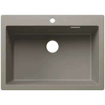 Granitový dřez Blanco PLEON 8 InFino Silgranit tartufo bez odtokové armatury - 527785