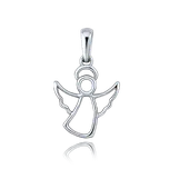 4170 MINET Elegantní zlatý přívěs z bílého zlata anděl Au 585/1000 0,50g