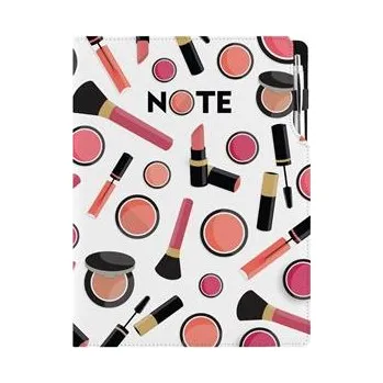 Notes - zápisník KOSMETICKÝ Make up - DESIGN A4 čtverečkovaný