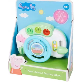 Hračka pro nejmenší Hračka volant se zvukem prasátko Pepa 6m+