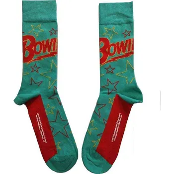 Pánské ponožky David Bowie Ponožky Stars Outline Green 36-40